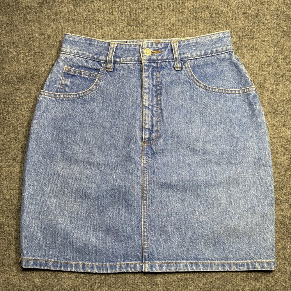 Vintage Just USA high-waisted denim mini skirt USA Size 11